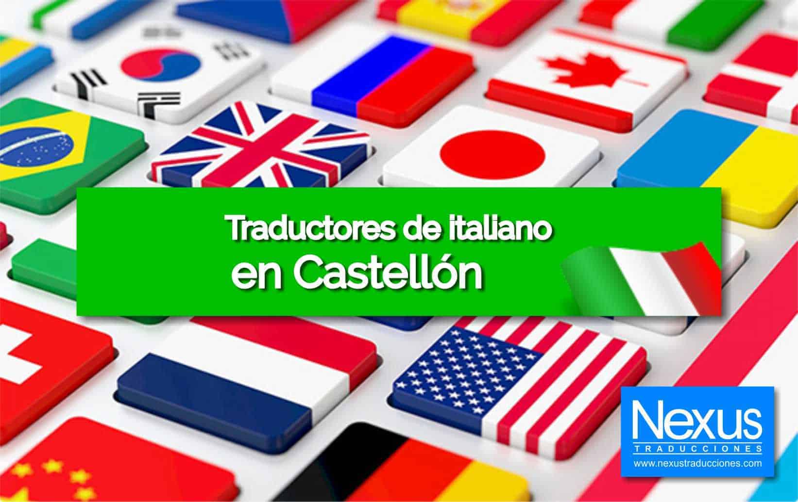 Traducción de italiano en Castellón