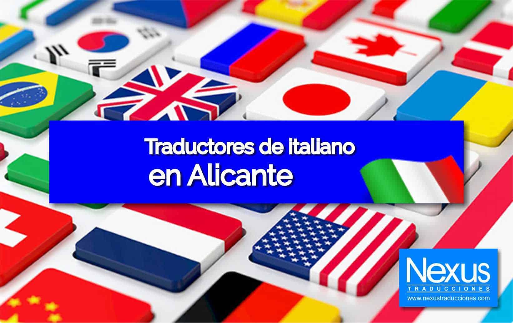 Traducción de italiano en Alicante